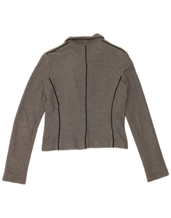 Giubbotto bomber corto da donna Pinko UK 12 cotone grigio medio