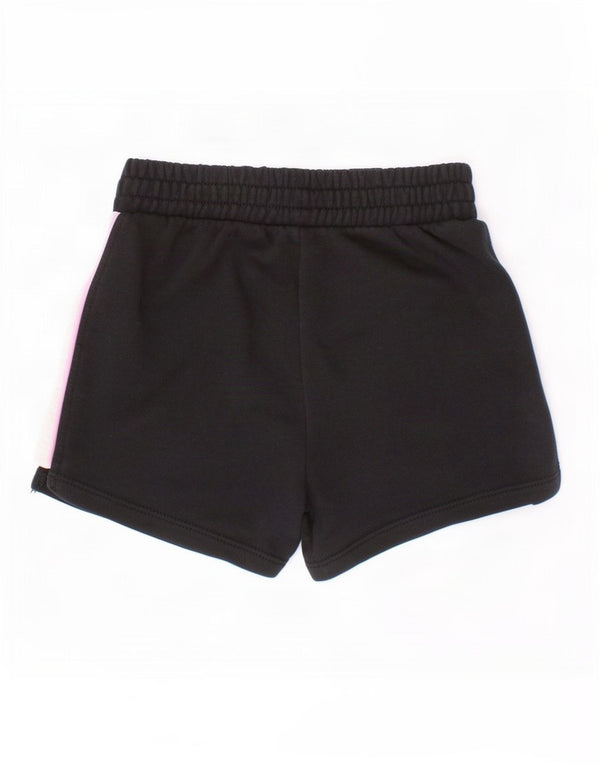 Pantaloncini sportivi Puma per ragazze 4-5 anni Colorblock nero