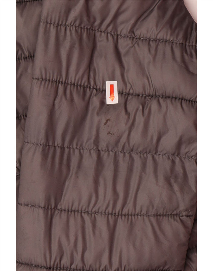 Cappotto imbottito con cappuccio da donna CHAMPION IT 42 Grigio medio Poliammide