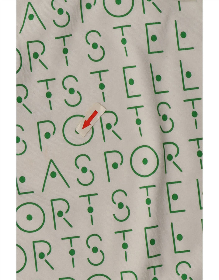 Canotta Adidas Stella Graphic da donna UK 12/14 Medio Bianco