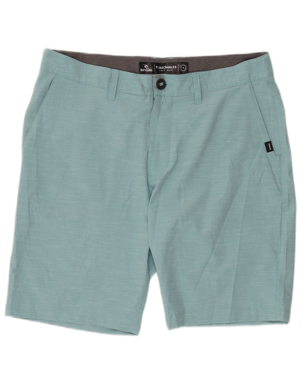 Rip Curl Mens Chino Shorts W34 Large Blue Flecked Polyester