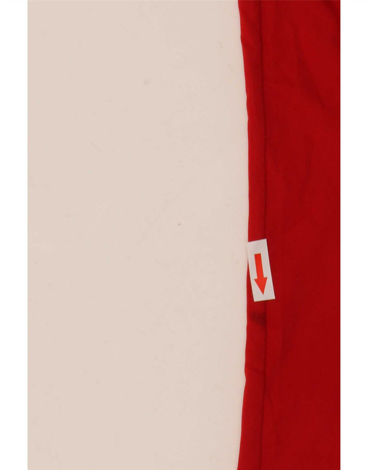 T-shirt Adidas Climalite da uomo Top in poliestere rosso medio