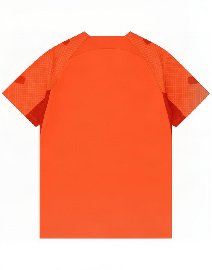 T-shirt grafica da uomo Nike Top arancione medio in poliestere color block