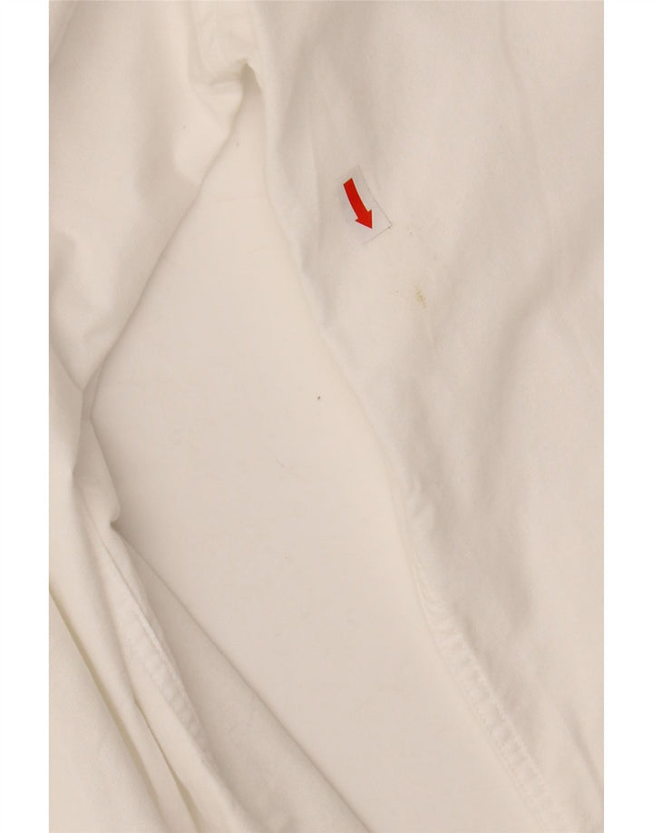 CALVIN KLEIN Camicia da uomo slim fit taglia 43 grande cotone bianco