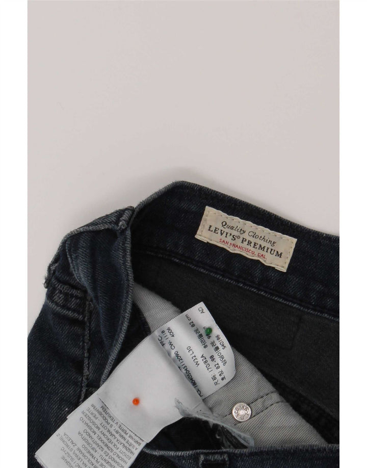 Jeans slim da uomo Levi's W32 L30 in cotone blu navy
