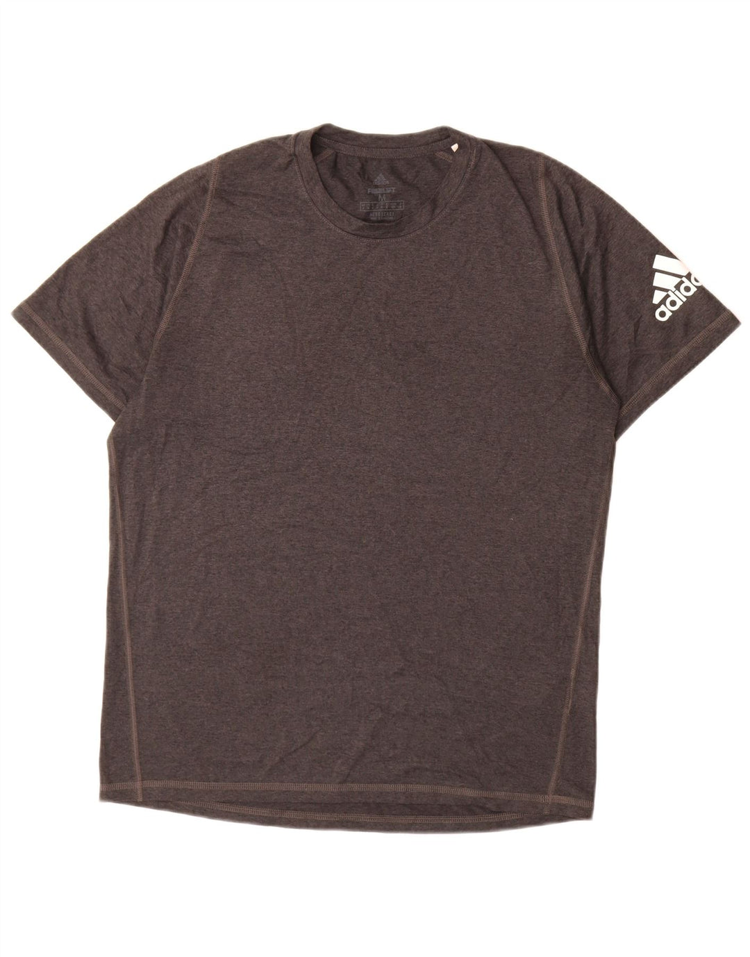 T-shirt Adidas Aeroready da uomo in poliestere grigio medio
