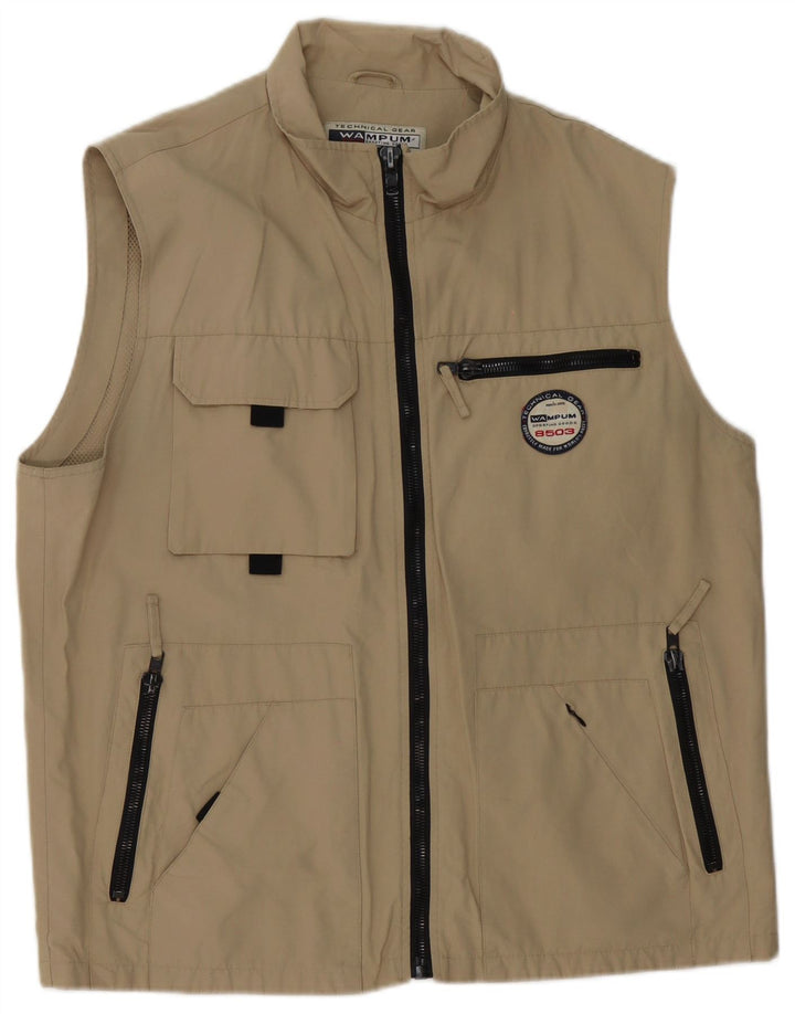 Gilet pratico da uomo Wampum UK 42 XL Poliestere beige