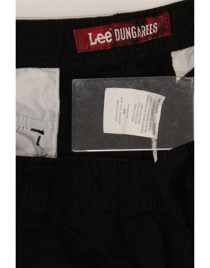 Pantaloncini cargo da uomo Lee W40 XL in cotone nero