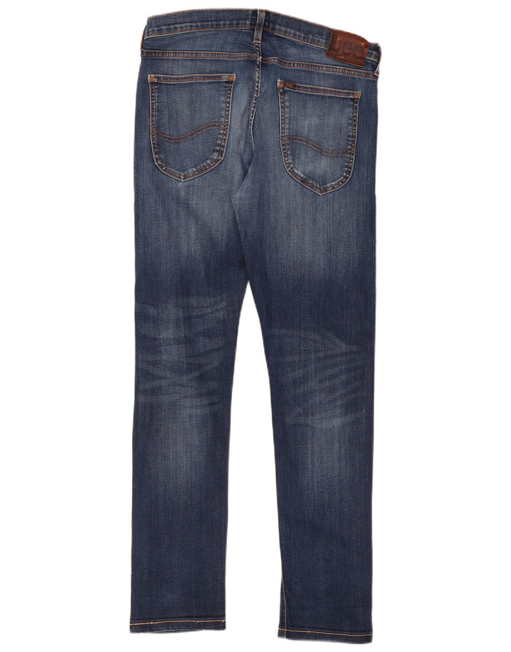 Jeans slim da donna Lee W34 L32 Blu