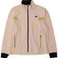 Giacca da tuta da donna Asics UK 20 2XL Nylon color block bianco