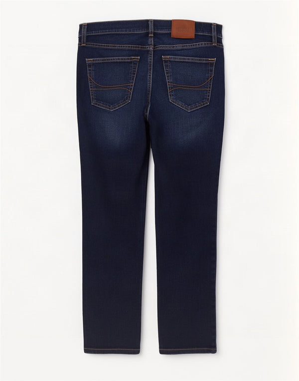 Jeans dritti slim da donna Hollister W29 L30 cotone blu navy