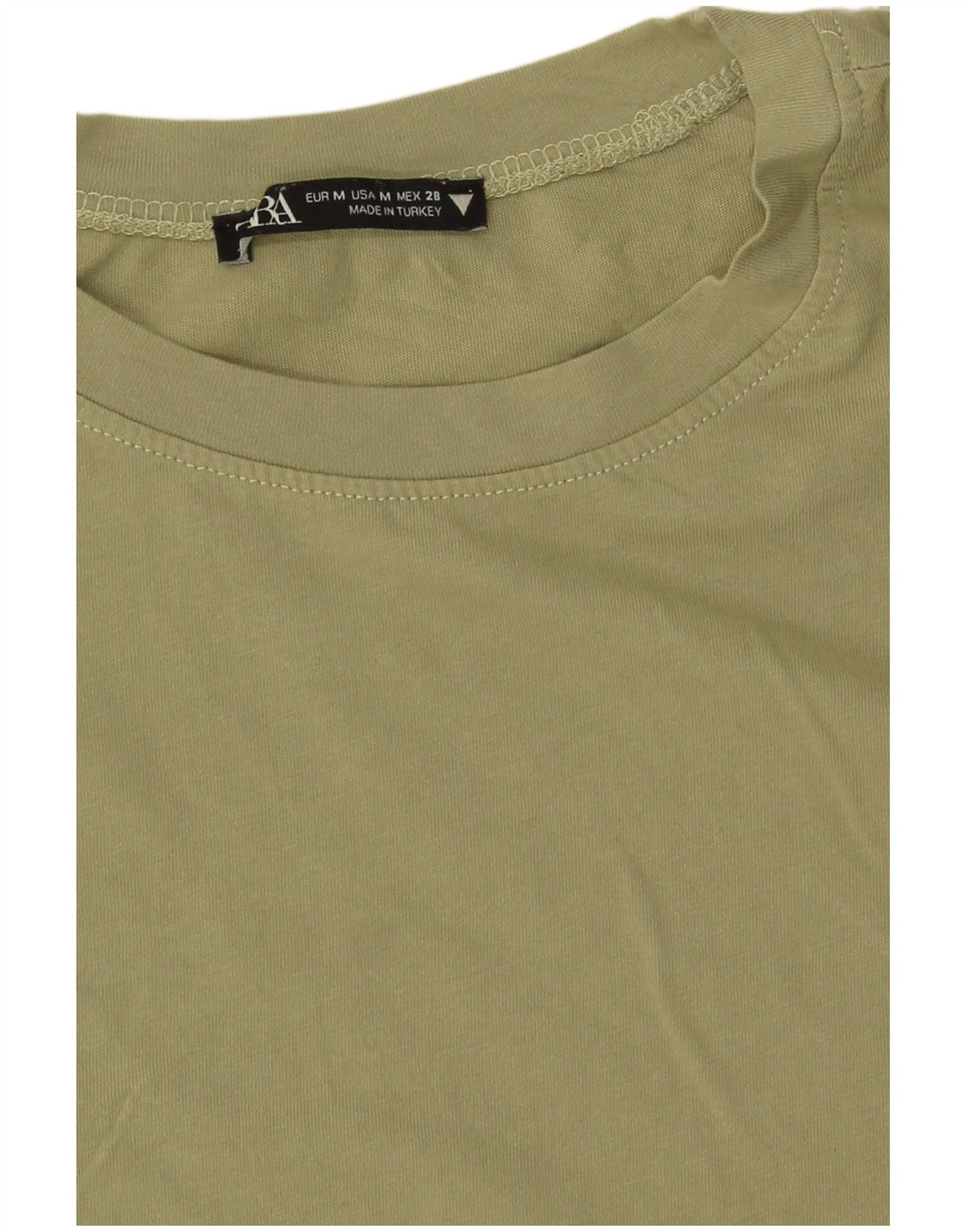 Top corto da donna Zara UK 12 verde medio