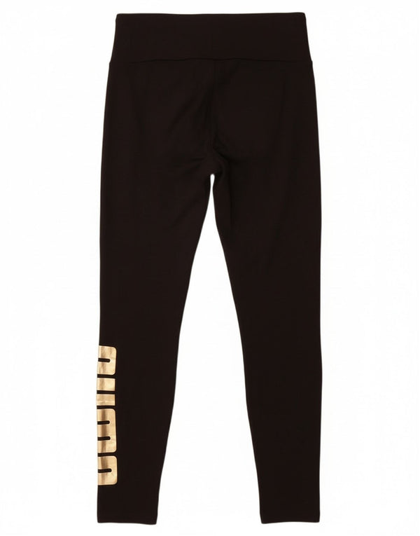 Leggings grafici da donna Puma UK 12 medio neri