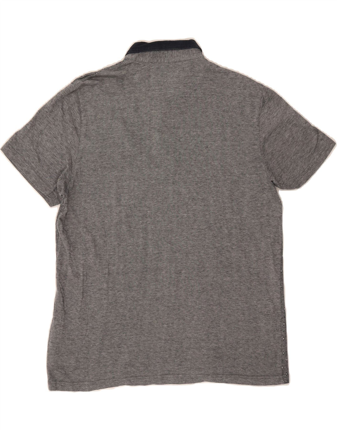 TED BAKER Mens Polo Shirt Size 6 2XL Grey Spotted Cotton Vintage Ted Baker and Second-Hand Ted Baker from Messina Hembry 
