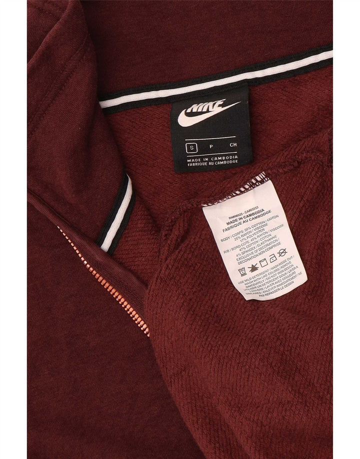 Felpa con grafica oversize da donna Nike UK 10 piccola bordeaux
