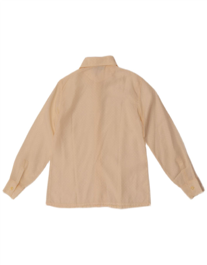 Camicia Vintage Bambino 7-8 Anni Bianco Sporco Maculato