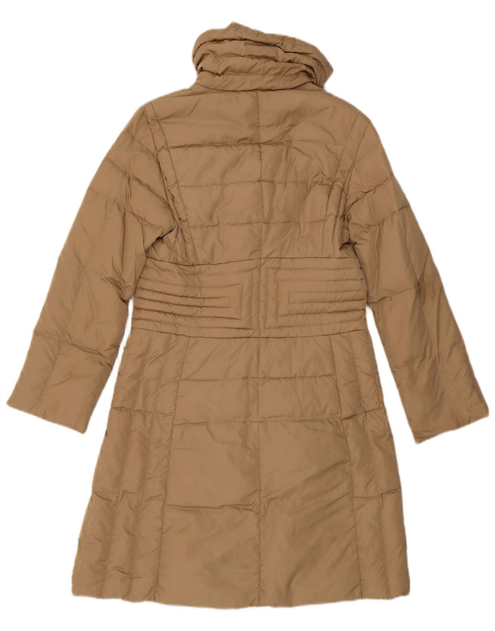 Cappotto imbottito da donna Moncler taglia 2 medio beige in poliammide