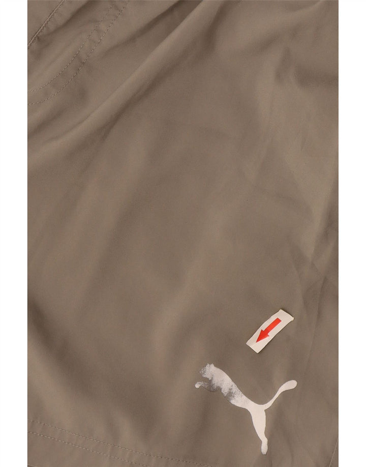 Pantaloncini sportivi Puma da uomo piccoli beige