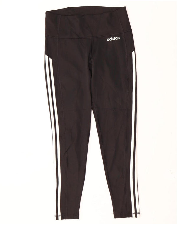 Leggings ADIDAS Aeroready da donna UK 12/14 Poliestere nero medio