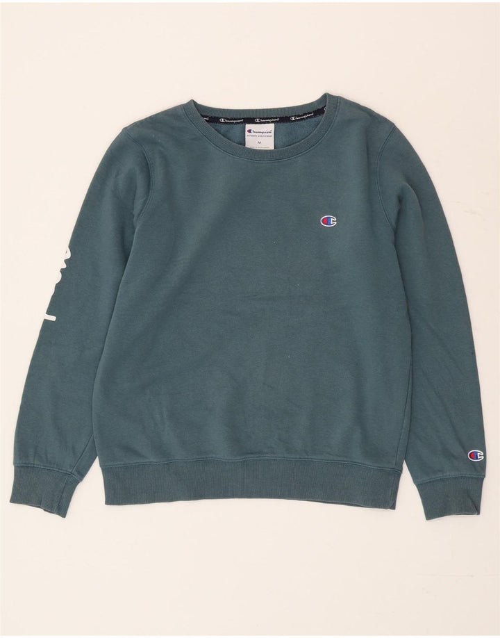 Felpa con grafica da donna Champion UK 14 Cotone blu medio