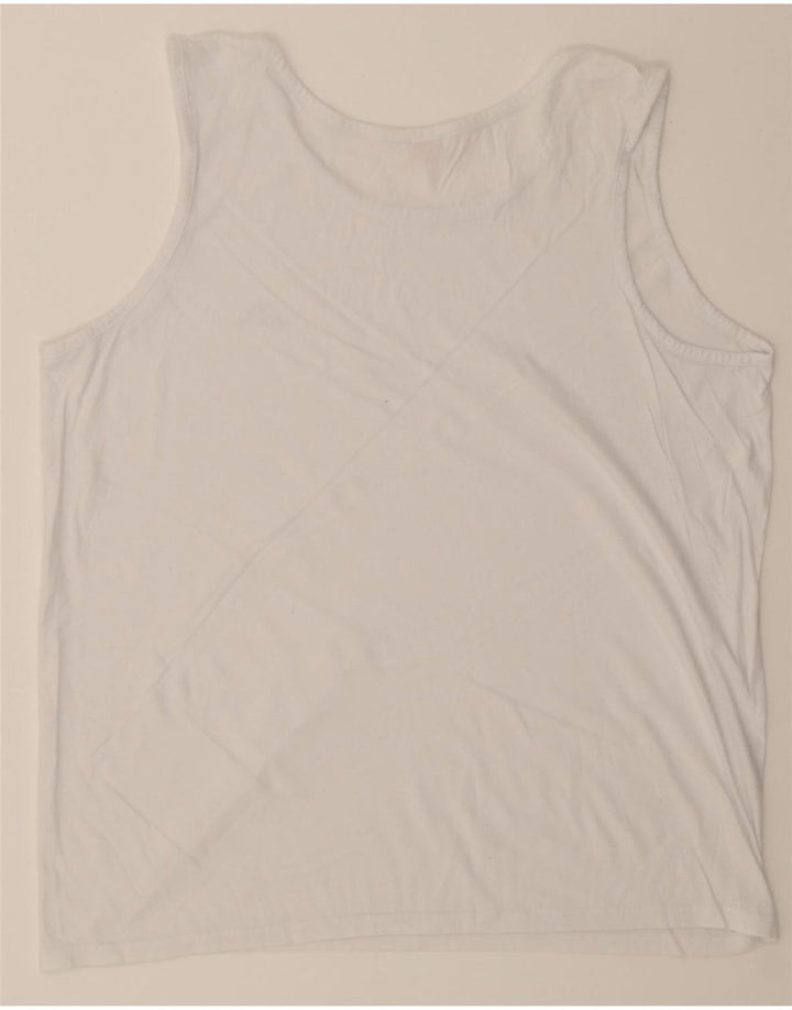 KAPPA Womens Vest Top UK 20 2XL White Vintage Kappa and Second-Hand Kappa from Messina Hembry 
