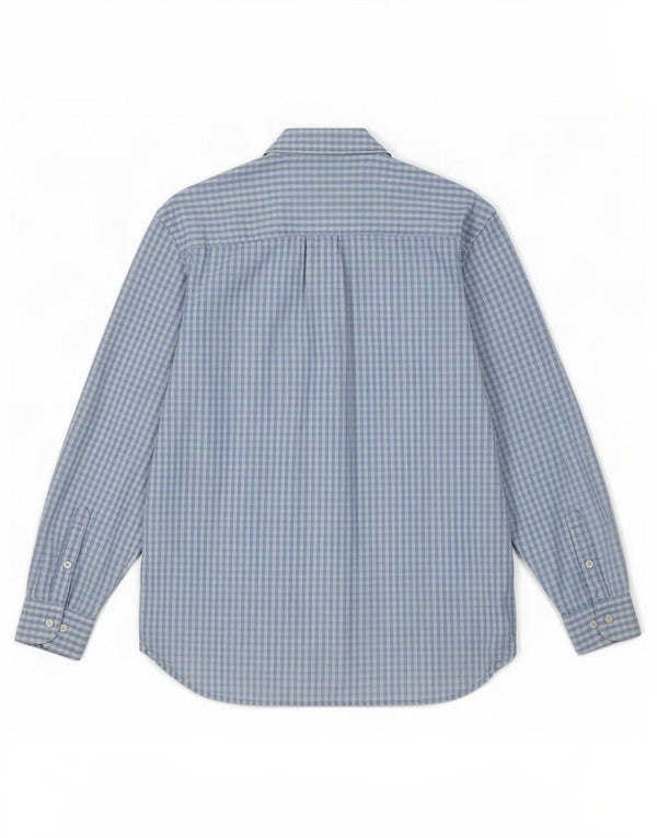 Emmanuel Schvili Camicia grafica Disney da donna UK 16 Large Blue Gingham