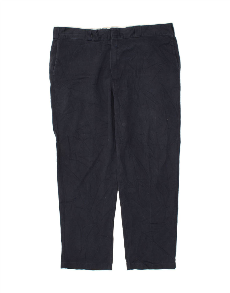 DICKIES Mens 874 Comfort Fit Straight Chino Trousers  W41 L30 Navy Blue Vintage Dickies and Second-Hand Dickies from Messina Hembry 