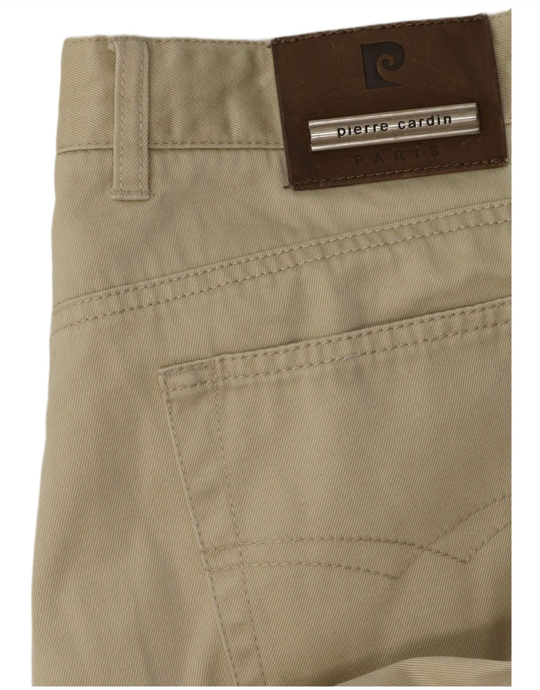PIERRE CARDIN Pantaloni casual dritti da uomo W32 L31 Beige