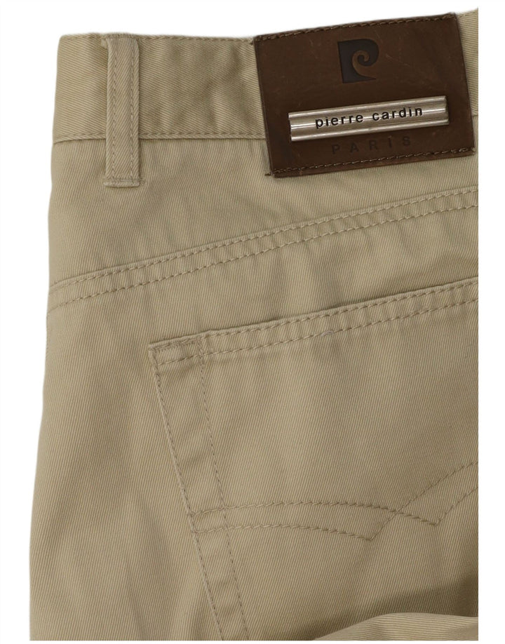PIERRE CARDIN Pantaloni casual dritti da uomo W32 L31 Beige