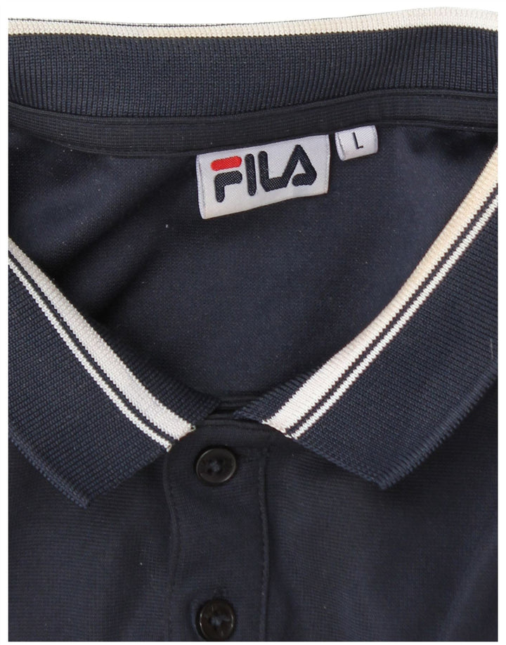 Polo da uomo Fila Large blu navy