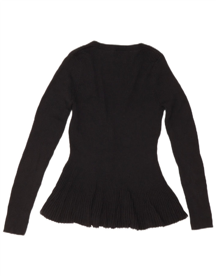 Maglione cardigan da donna Massimo Dutti UK 8 piccolo nero