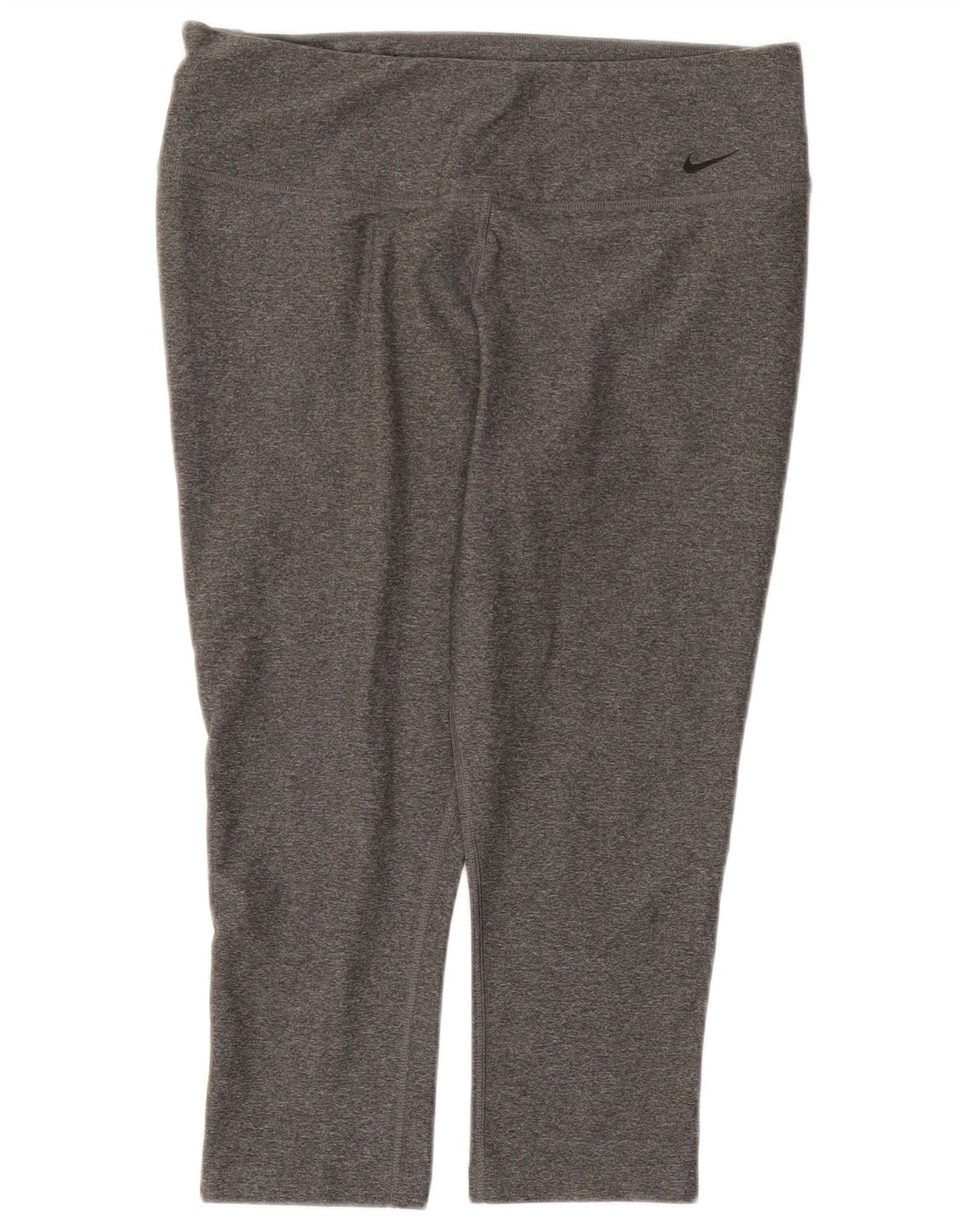Leggings Nike Dri Fit Capri da donna UK 16 grande poliestere grigio