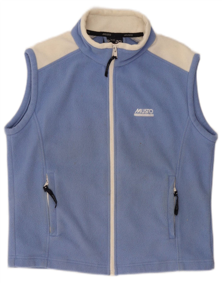 Gilet in pile da ragazzo Musto 11-12 anni Poliestere color block blu medio