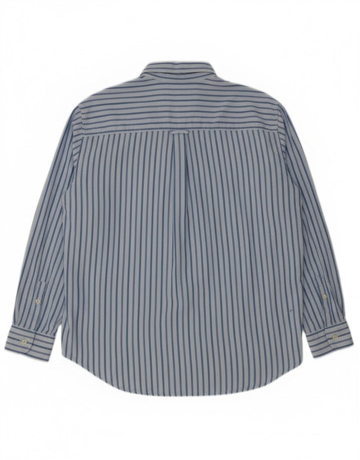 Camicia Carrera Uomo Cotone Righe Grandi Blu