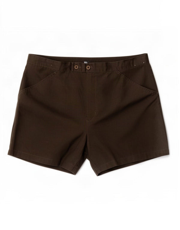 Pantaloncini casual da uomo Leader W34 Large in poliestere kaki