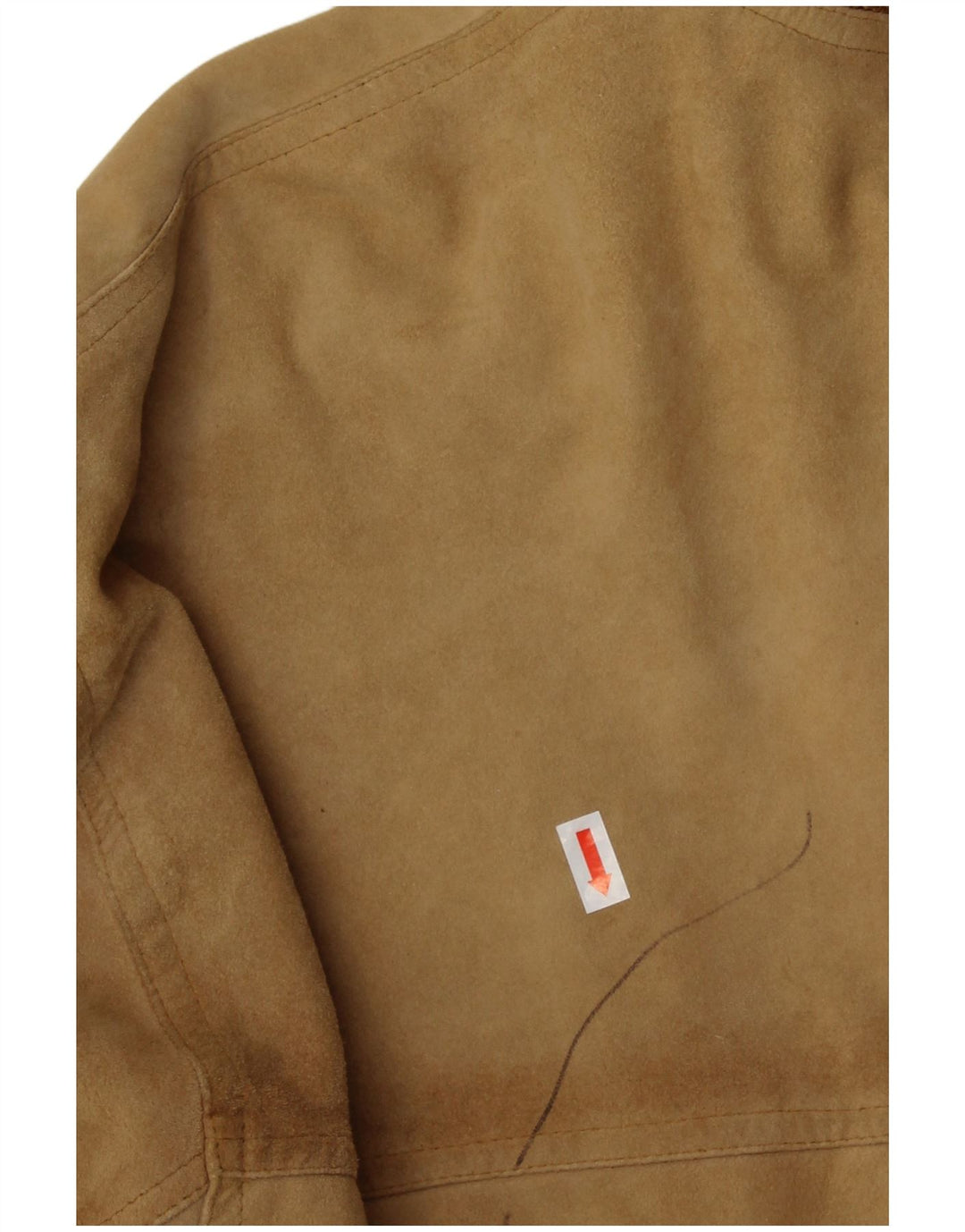 Giubbotto bomber da uomo in pelle scamosciata VINTAGE IT 52 XL in pelle beige