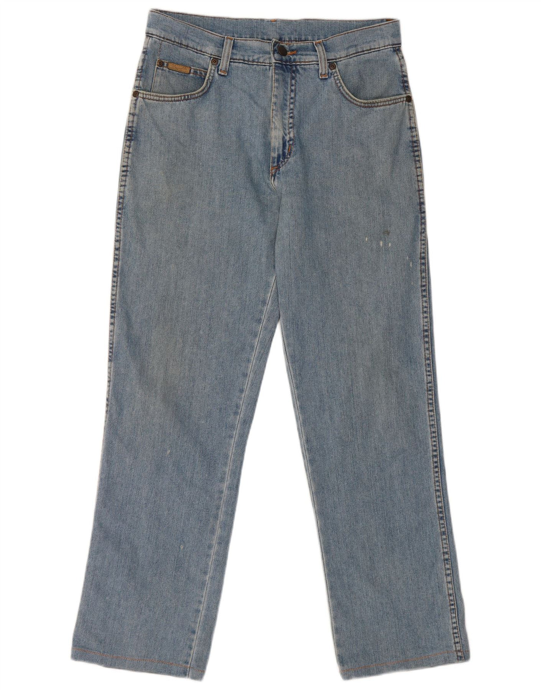 Jeans dritti elasticizzati Texas da uomo Wrangler W32 L29 cotone blu