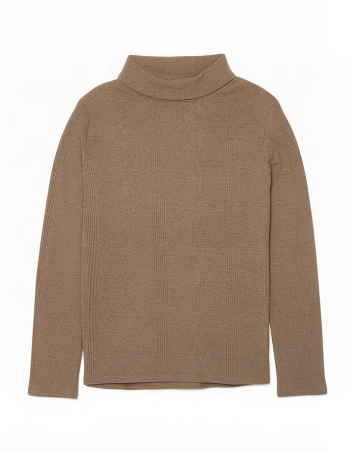 Top camicetta regolare da donna Marks & Spencer UK 14 Cotone beige medio