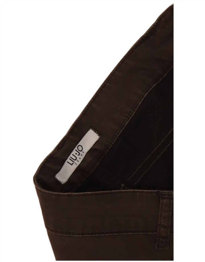Pantaloni casual slim da donna Liu Jo W30 L30 Marrone