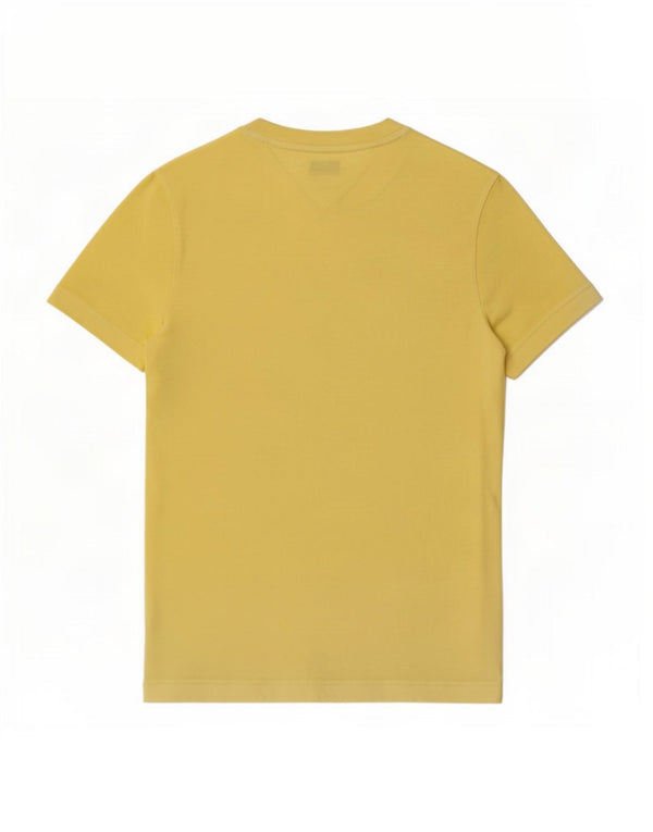 T-shirt slim fit da uomo Tommy Hilfiger piccola gialla