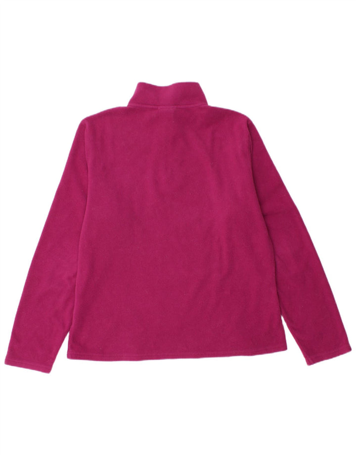 Maglione in pile da donna con collo e zip The North Face UK 16 Large Rosa Poliestere