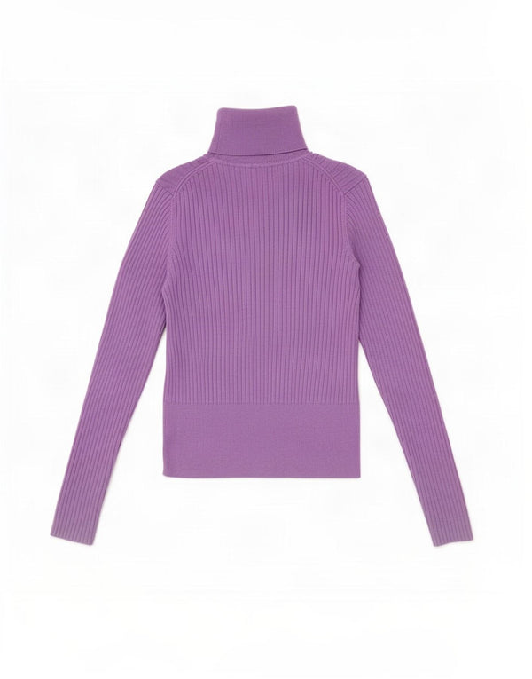 Top corto da donna Zara in camicetta UK 12 Viscosa viola medio
