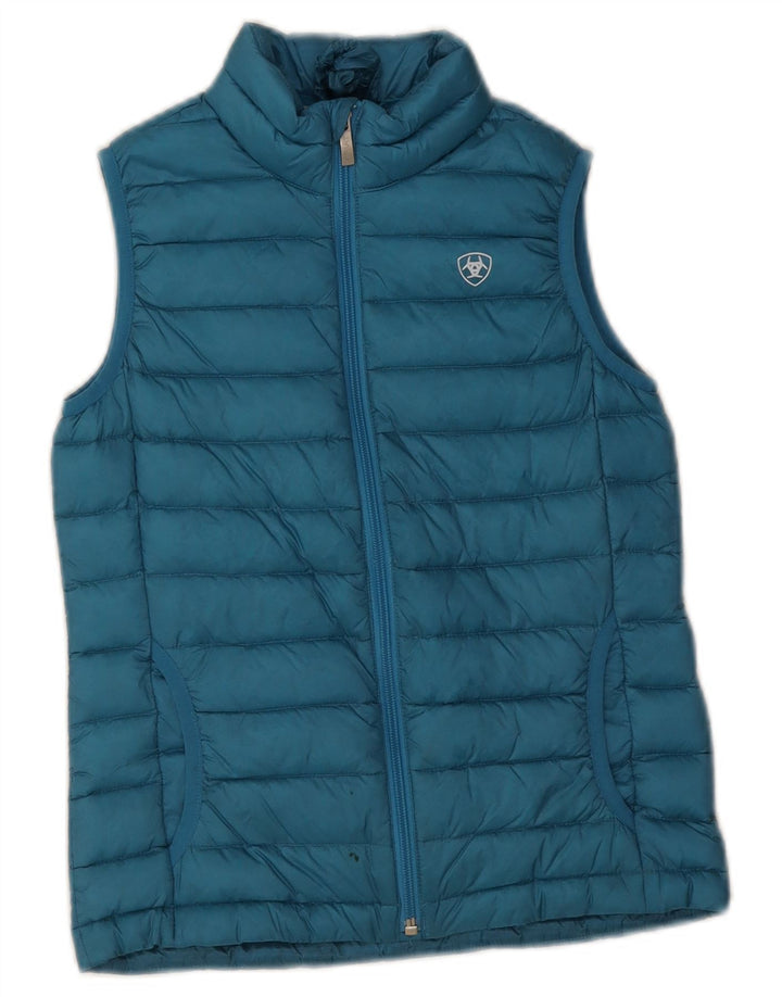 Gilet imbottito per ragazze Ariat 9-10 anni nylon blu medio