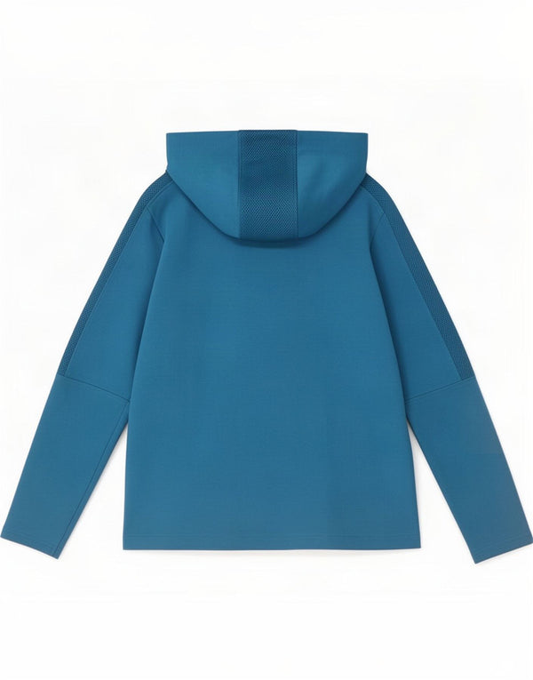 Felpa con cappuccio e zip da donna Arena UK 12 Blu medio