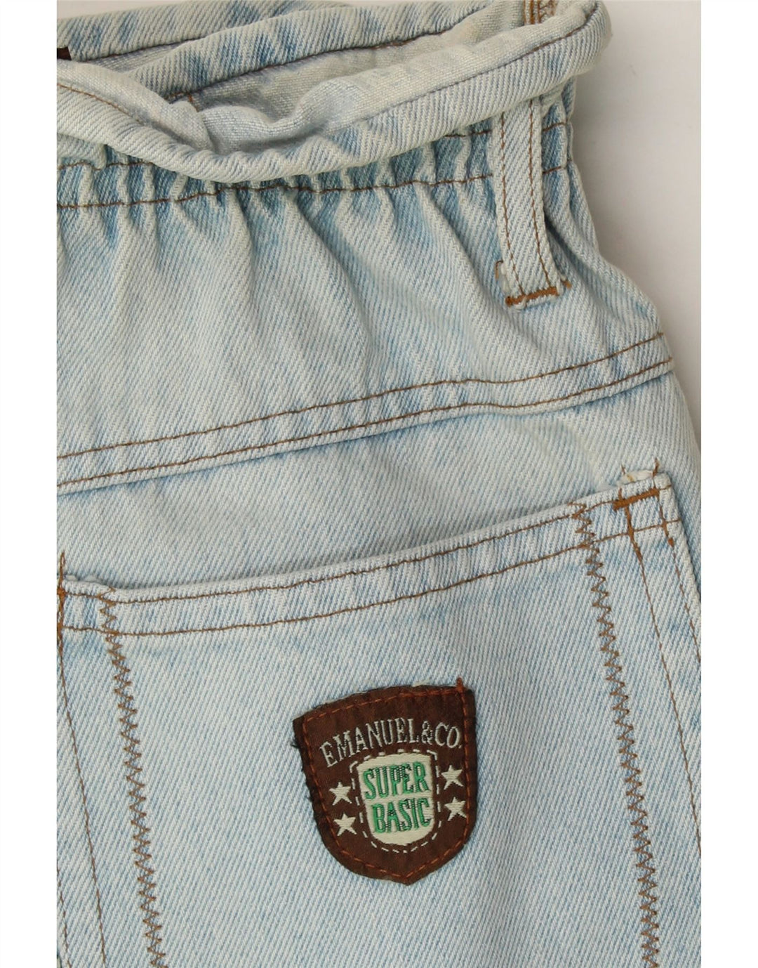 VINTAGE Womens Tapered Jeans W30 L29 Blue Cotton Vintage Vintage and Second-Hand Vintage from Messina Hembry 