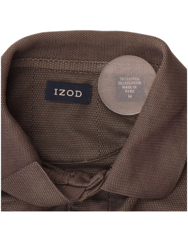 Polo da uomo Izod in cotone grigio medio
