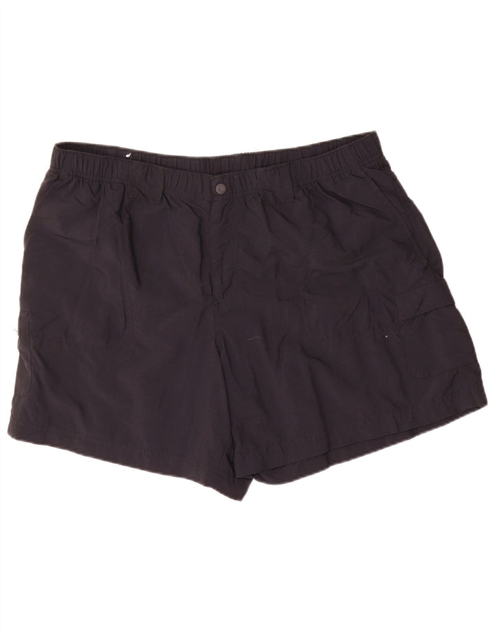 Pantaloncini cargo da uomo Columbia XL W38 nylon blu navy