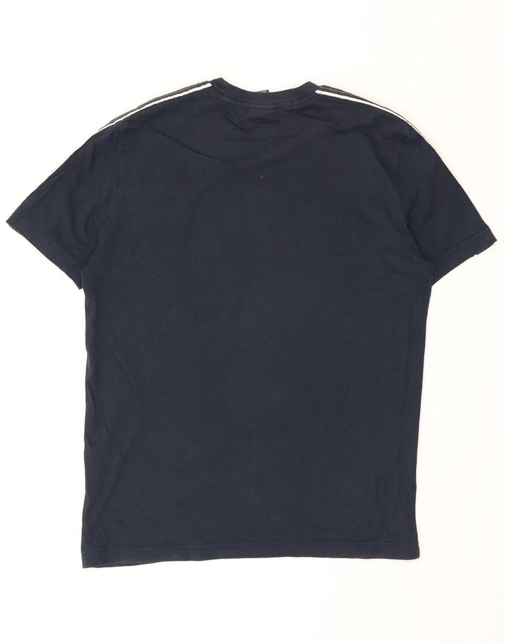 T-shirt grafica da uomo Champion Top in cotone blu navy medio