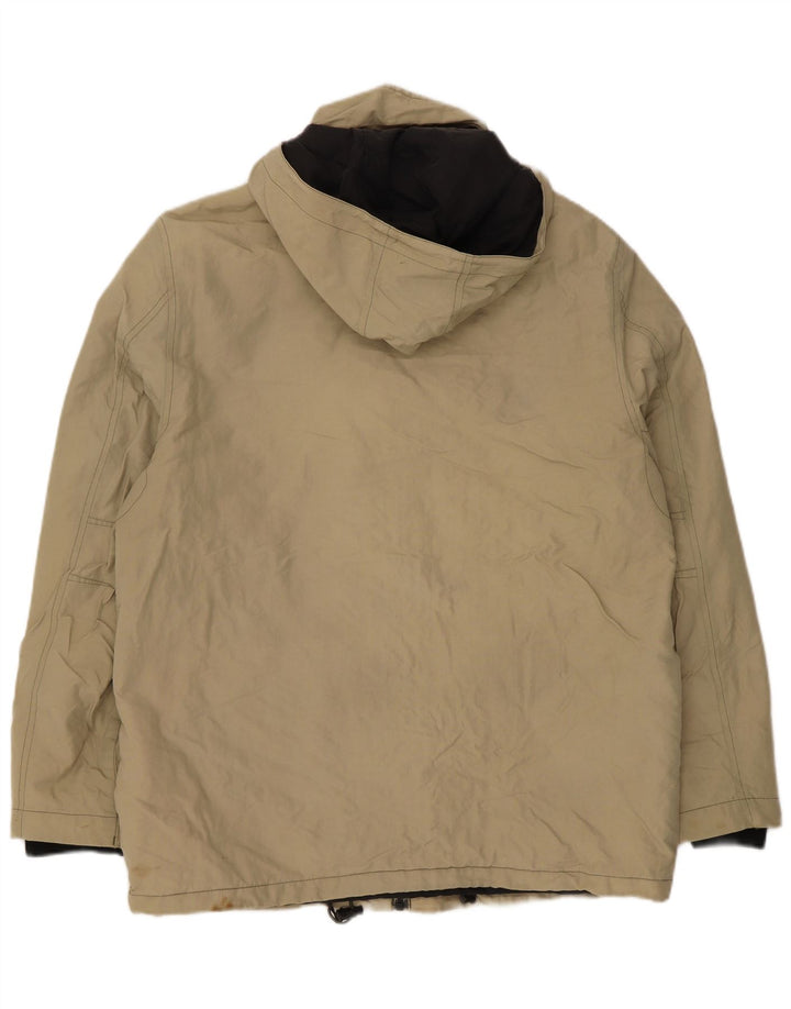 Giacca utility da uomo con cappuccio Gap UK 38 Poliestere beige medio