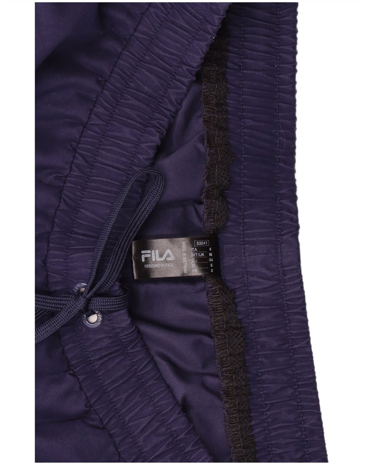 Pantaloncini da bagno da uomo Fila medi blu navy in poliestere